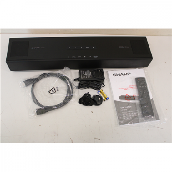 SALE OUT. Sharp 2.0.2 Compact Dolby Atmos Soundbar | HT-SB700 | 140 W | DEMO | Bluetooth | Black | Wireless connection