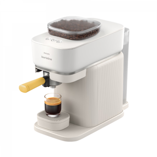 Philips Coffee maker | BAR300/03 Baristina | Pump pressure 16 bar | Semi-automatic | 122.8 W | White