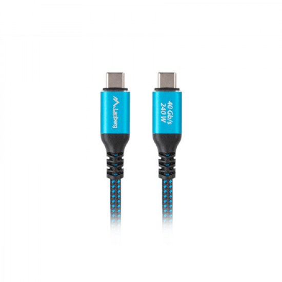 Lanberg USB-C M/M 4.0 CABLE 240W 8K 60HZ | CA-CMCM-44CU-0005-BK