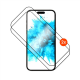 Fixed Screen protector | Apple | iPhone 17 | Tempered glass | Black | Full Cover 2.5D