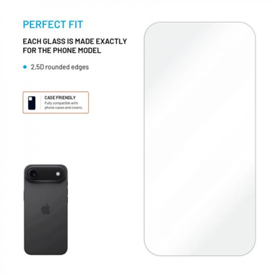 Fixed Screen protector | Apple | iPhone Air | Tempered Glass | Transparent | 2.5D