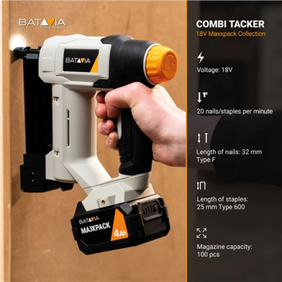 Batavia B.V. 18V Combi-tacker - Without Battery and Charger