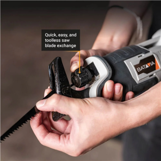 18V Cordless Reciprocating Saw - Without Battery and Charger