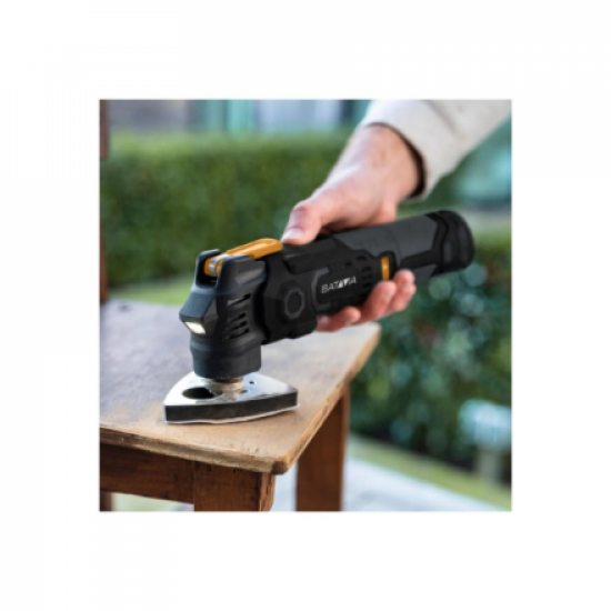 Batavia B.V. 12V Cordless Anti-Vibration Multitool - Fixxpack 2.0 Set (incl. 2.0Ah battery and USB-C charging cable)