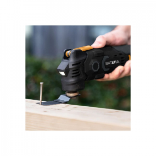 Batavia B.V. 12V Cordless Anti-Vibration Multitool - Fixxpack 2.0 Set (incl. 2.0Ah battery and USB-C charging cable)