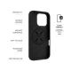 Fixed Back cover | Apple | iPhone 17 | Liquid silicon | Black | MagFlow
