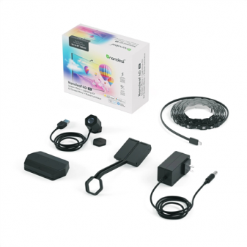 Nanoleaf 4D V2 TV Screen Mirror + Light Strips Kit (for TV & Monitor up to 65'') | 24 W | Multicolor RGB