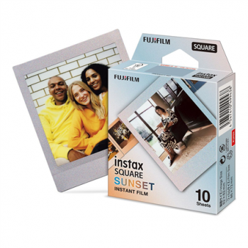Fujifilm Instax Square Sunset Instant Film, 10 Sheets