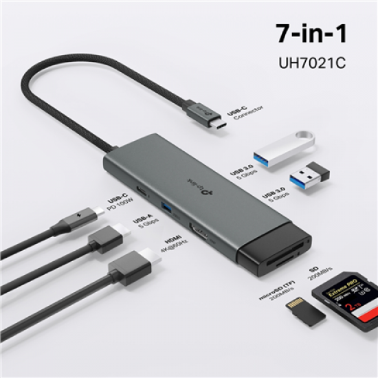 TP-LINK USB Type-C 7-in-1 Hub | UH7021C