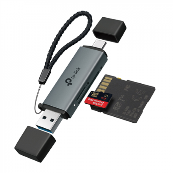 TP-LINK USB 3.0 Type-C&A to SD and microSD 3.0 Card Reader | UA430D