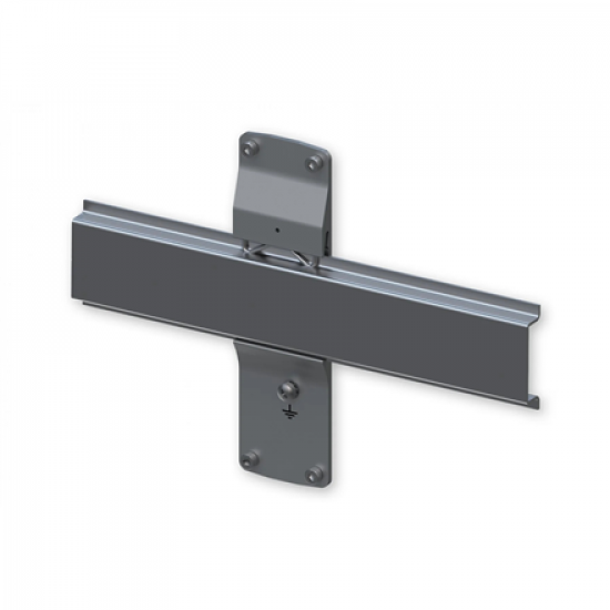 Teltonika Rear DIN Rail Panel, 115 x 32.2 x 5.8 mm, Aluminium | PR5MEC24