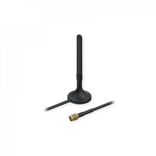 Teltonika 5G Mobile Magnetic SMA Antenna | PR1KS536 | Gain 3.6 dB | 617-960/1400-2690/3300-5900 GHz | Antenna connector type SMA Male