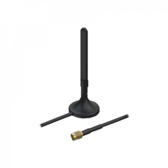 Teltonika 5G Mobile Magnetic SMA Antenna | PR1KS536 | Gain 3.6 dB | 617-960/1400-2690/3300-5900 GHz | Antenna connector type SMA Male