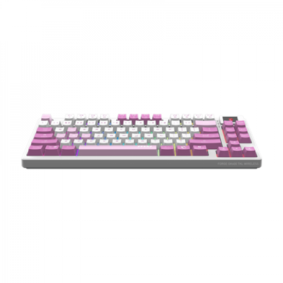 MSI FORGE GK600 TKL WIRELESS VIOLET | Gaming keyboard | Wireless | US | 2.4 GHz Wireless, Bluetooth, USB 2.0 | Mechanical Linear