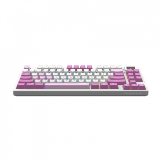 MSI FORGE GK600 TKL WIRELESS VIOLET | Gaming keyboard | Wireless | US | 2.4 GHz Wireless, Bluetooth, USB 2.0 | Mechanical Linear