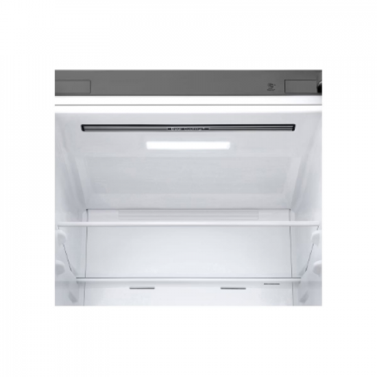 LG Refrigerator | GBV3110EPY | Energy efficiency class E | Free standing | Combi | Height 186 cm | No Frost system | Fridge net capacity 234 L | Freezer net capacity 110 L | Display | 35 dB | Prime Silver