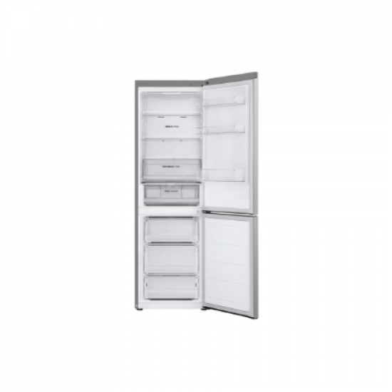 LG Refrigerator | GBV3110EPY | Energy efficiency class E | Free standing | Combi | Height 186 cm | No Frost system | Fridge net capacity 234 L | Freezer net capacity 110 L | Display | 35 dB | Prime Silver