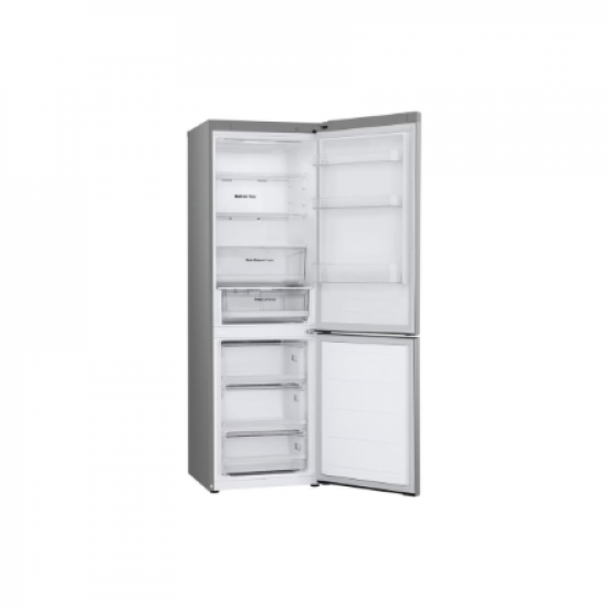 LG Refrigerator | GBV3110EPY | Energy efficiency class E | Free standing | Combi | Height 186 cm | No Frost system | Fridge net capacity 234 L | Freezer net capacity 110 L | Display | 35 dB | Prime Silver