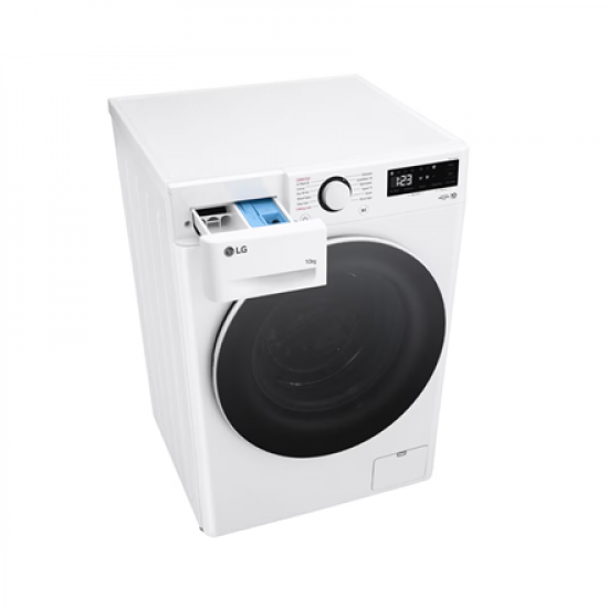 LG Washing machine | F4WR510S0W | Energy efficiency class A-10% | Front loading | Washing capacity 10 kg | 1400 RPM | Depth 57 cm | Width 60 cm | Display | LED | Steam function | Direct drive | White