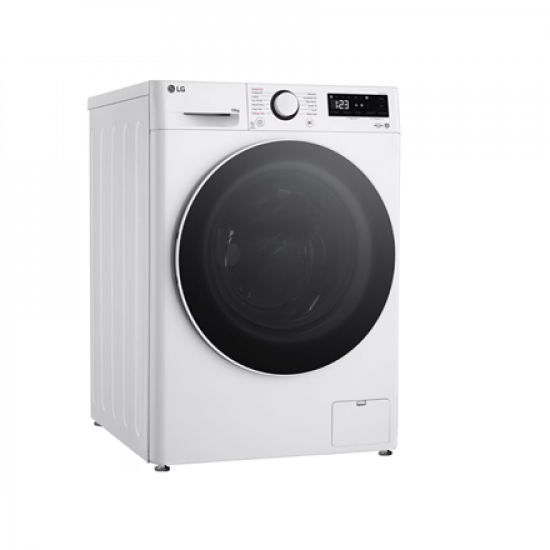 LG Washing machine | F4WR510S0W | Energy efficiency class A-10% | Front loading | Washing capacity 10 kg | 1400 RPM | Depth 57 cm | Width 60 cm | Display | LED | Steam function | Direct drive | White