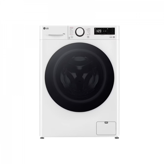 LG Washing machine | F4WR510S0W | Energy efficiency class A-10% | Front loading | Washing capacity 10 kg | 1400 RPM | Depth 57 cm | Width 60 cm | Display | LED | Steam function | Direct drive | White