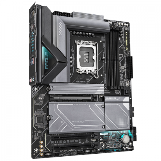 Gigabyte Z890 EAGLE | Processor family Intel | Processor socket LGA1851 | DDR5 | Supported hard disk drive interfaces M.2, SATA | Number of SATA connectors 4
