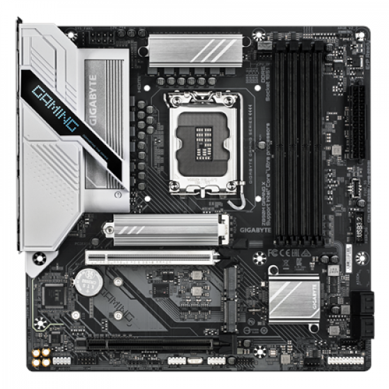Gigabyte Z890M GAMING X | Processor family Intel | Processor socket LGA1851 | DDR5 | Supported hard disk drive interfaces M.2, SATA | Number of SATA connectors 4