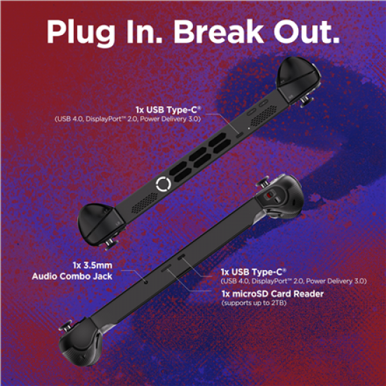 Lenovo Legion Go 8ASP2 (Power adapter not included) | Eclipse Black | 8.8 