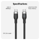Hyper HyperJuice USB-C Silicone Charging Cable | HJ4011BKGL