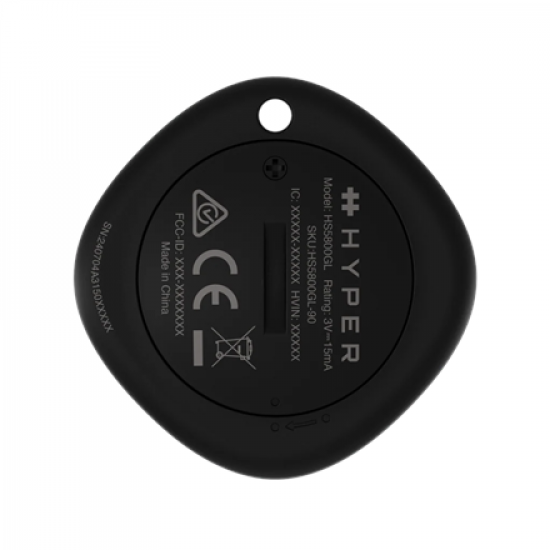 Hyper | HyperShield Universal Find My Locator/Tracker | HS5800BKGL | Black