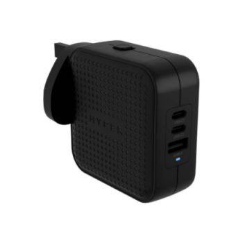 Hyper HyperJuice 70W USB-C GaN Travel Charger (3C+1A) - Black | Hyper