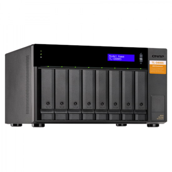 QNAP High-performance desktop SATA 6Gbps JBOD storage enclosure | TL-D800S
