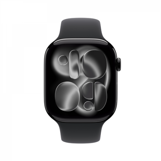 Apple Watch Series 11 | Smart watch | GPS (satellite) | LTPO OLED Always-On Retina | Waterproof | Jet Black
