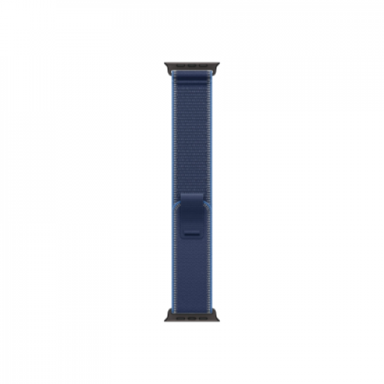 Apple | 49mm Blue/Bright Blue Trail Loop - S/M - Black Titanium Finish