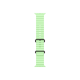 Apple | 49mm Neon Green Ocean Band - Black Titanium Finish