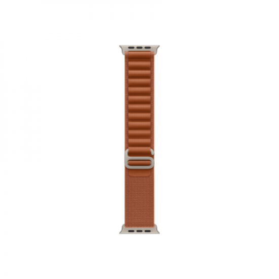 Apple | 49mm Terra Cotta Alpine Loop - Large - Natural Titanium Finish