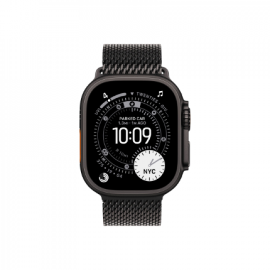 Apple | 49mm Black Titanium Milanese Loop - Large