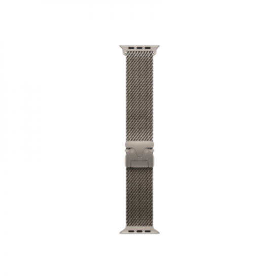 Apple | 49mm Natural Titanium Milanese Loop - Medium