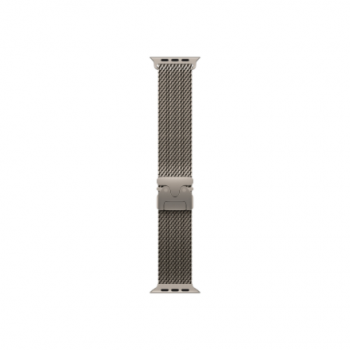Apple | 49mm Natural Titanium Milanese Loop - Medium