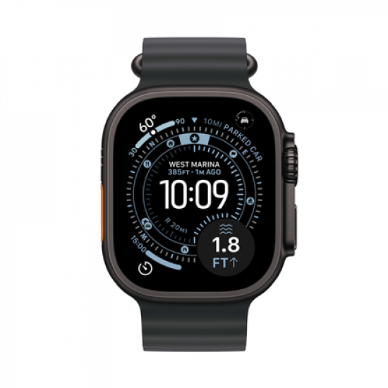 Apple Watch Ultra 3 | Smart watch | GPS (satellite) | LTPO OLED Always-On Retina display | Black Titanium