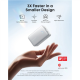 Anker Nano Power Bank 45W with Built-In Retractable USB-C Cable | A1638H21 | 10000 mAh | White