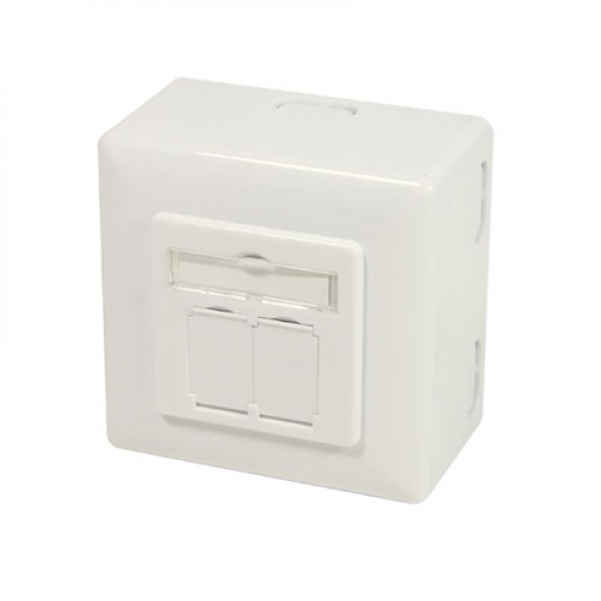 Logilink | Cat.6A Wall Outlet STP | NP0124 | White