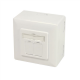Logilink | Cat.6A Wall Outlet STP | NP0124 | White