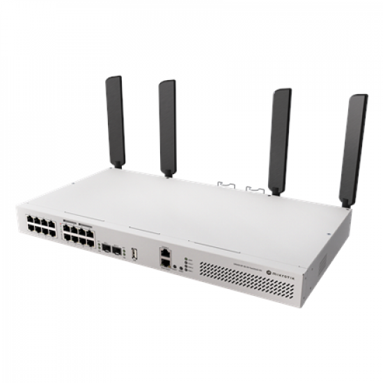 MikroTik Cloud Router Switch with RouterOS L5 Rackmount Case | CRS418-8P-8G-2S+5axQ2axQ-RM