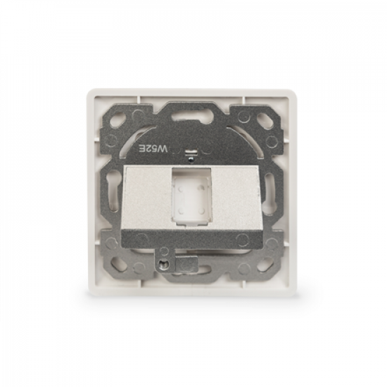 Digitus | Wallplate for Keystone Modules, German type, middle plate 50x50 mm, frame 80x80 mm | DN-93811