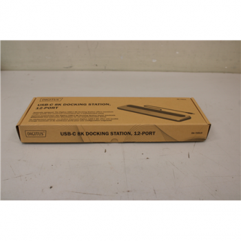 SALE OUT. DIGITUS USB-C 8K docking station, 12-port | SALE OUT. Digitus USB-C 8K docking station, 12-port | DA-70919 | Ethernet LAN (RJ-45) ports 1 | HDMI ports quantity 2 | Warranty 24 month(s) | DEMO