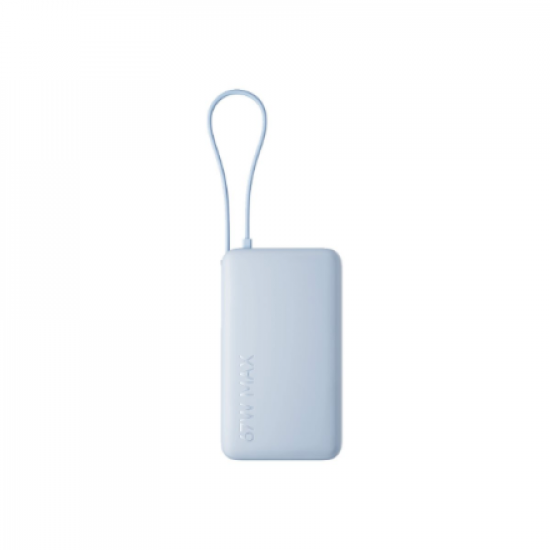 Xiaomi 67W Power Bank 10000 (Integrated Cable) | 10000 mAh | Ice Blue