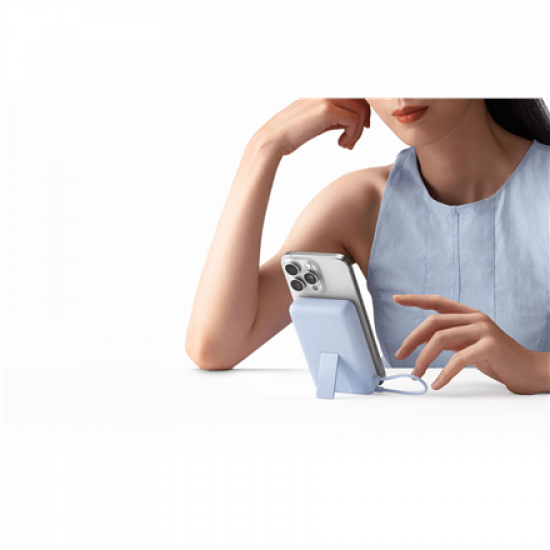 Xiaomi Magnetic Power Bank 10000 with Built-in | 10000 mAh | Blue