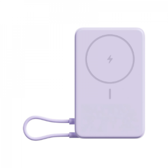 Xiaomi Magnetic Power Bank 10000 with Built-in | 10000 mAh | Purple