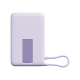 Xiaomi Magnetic Power Bank 10000 with Built-in | 10000 mAh | Purple